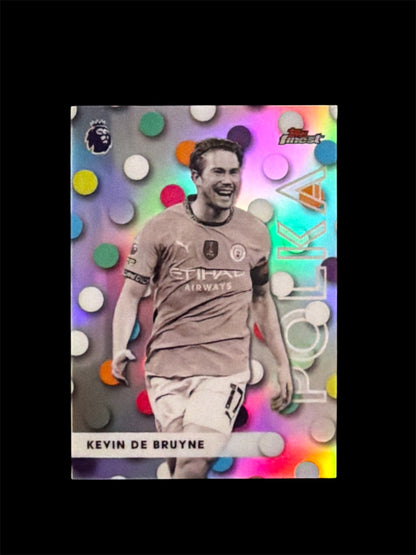 Kevin De Bruyne Polka Topps Finest BPL 2026