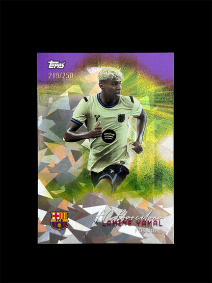 Lamine Yamal /250 Cracked Ice Topps FC Barcelona Team Set 2025