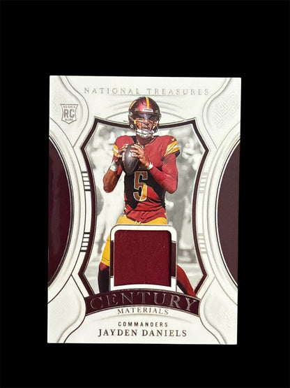 Jayden Daniels RC Patch Century /99 Panini National Treasures Football 2024