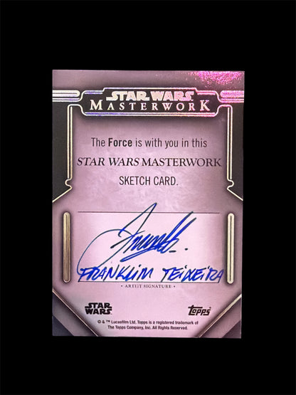 Luke Skywalker Topps Star Wars Masterwork Sketch Card