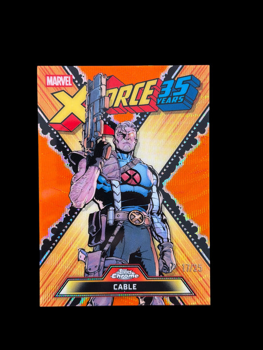 Cable X-Force /25 Topps Chrome Marvel 2026