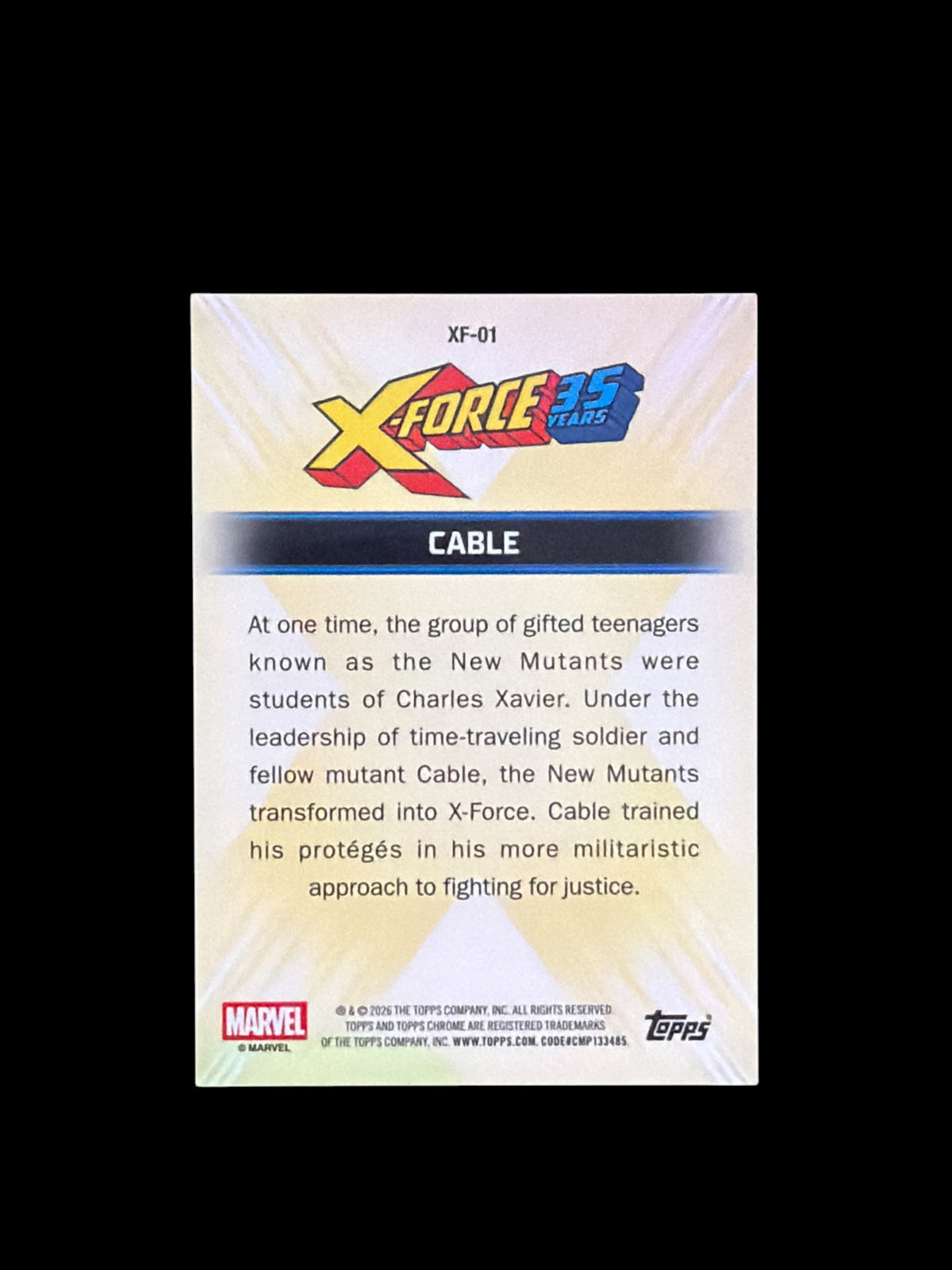 Cable X-Force /25 Topps Chrome Marvel 2026