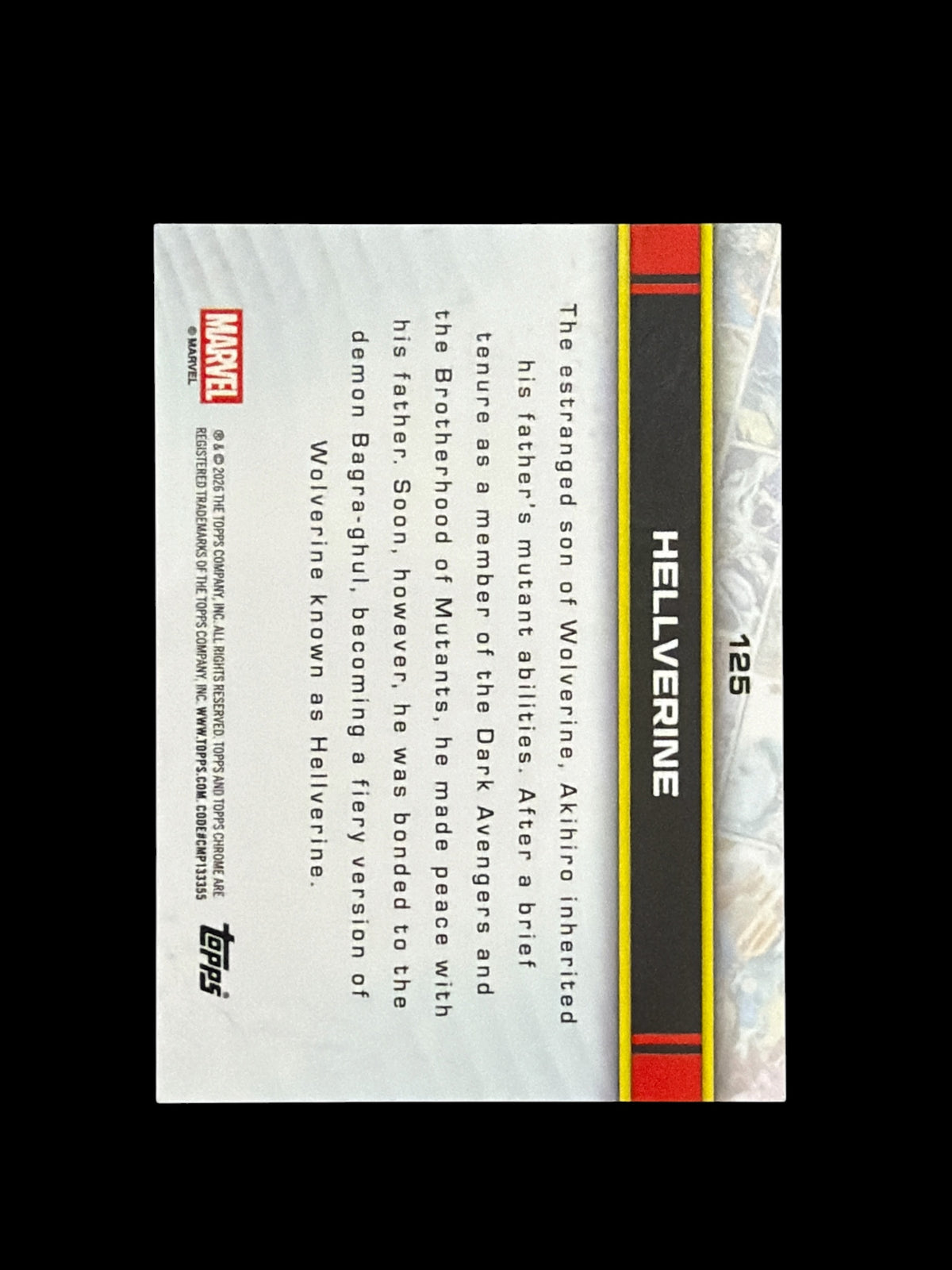 Hellverine /39 Topps Marvel Chrome 2026