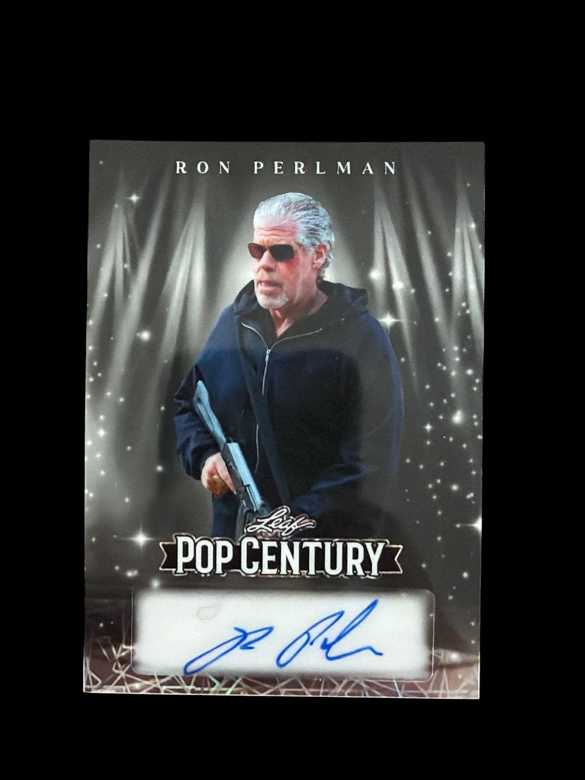 Ron Perlman Auto 1/1 Leaf Pop Century 2026
