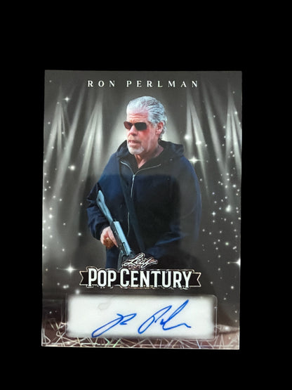 Ron Perlman Auto 1/1 Leaf Pop Century 2026