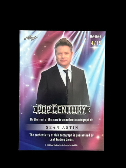 Sean Astin Auto /15 Leaf Pop Century 2026