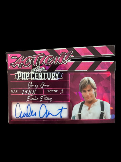 Emilio Estevez Auto 1/1 And Action Leaf Pop Century 2026