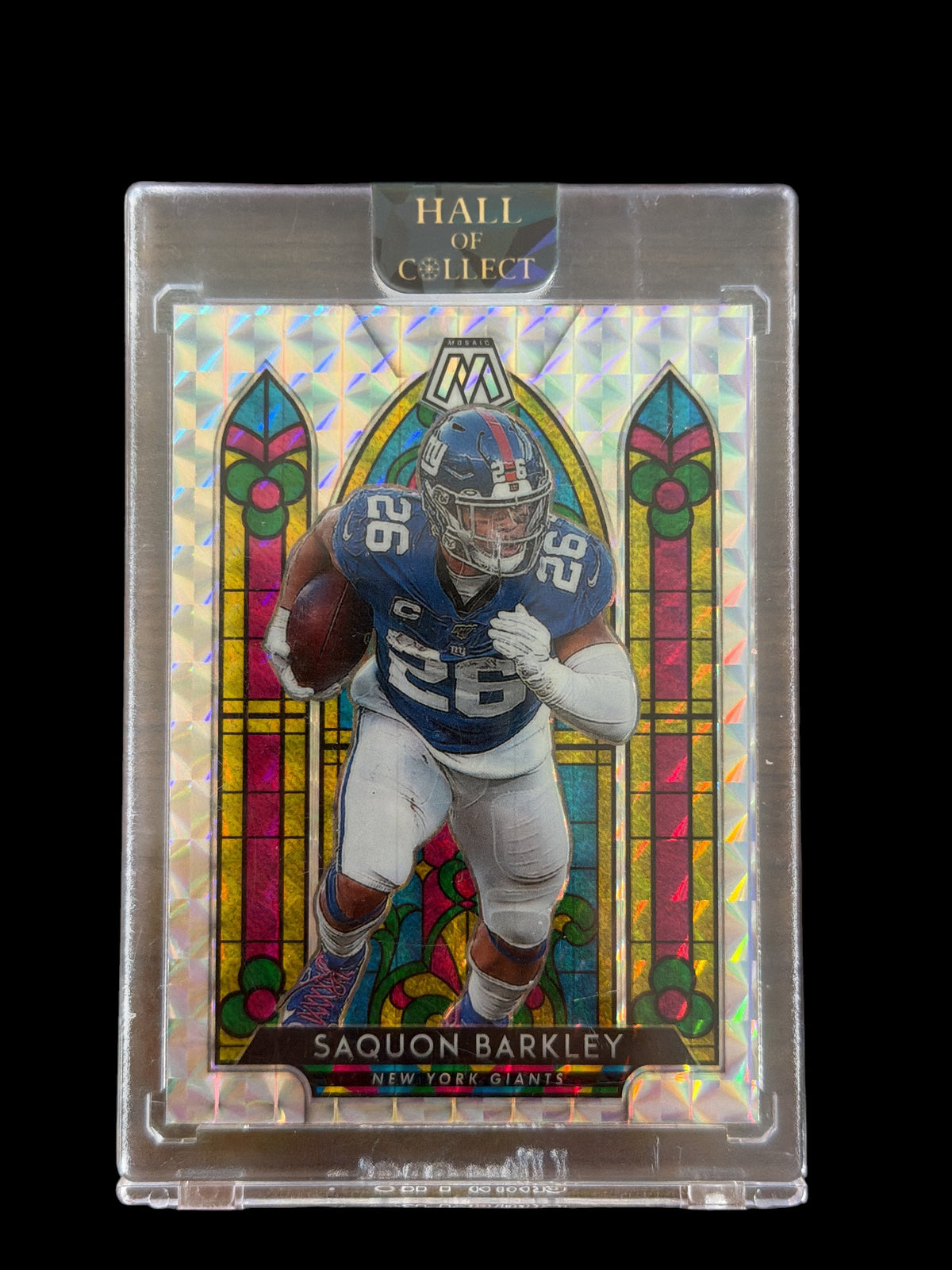Saquon Barkley Stained Glass SP Panini Mosaic Football 2020