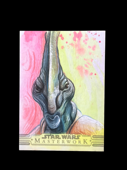 Coleman Trebor Sketch Card Jedi Star Wars Masterwork