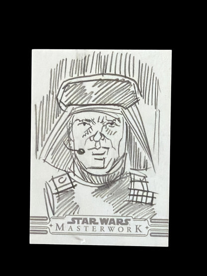 General Veers Sketch Card Star Wars Masterwork