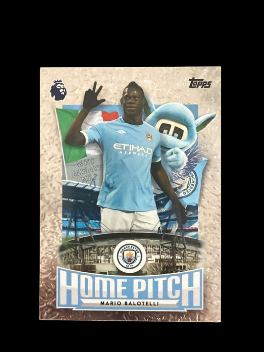 Mario Balotelli Home Pitch Case Hit Topps Flagship BPL 2026/27