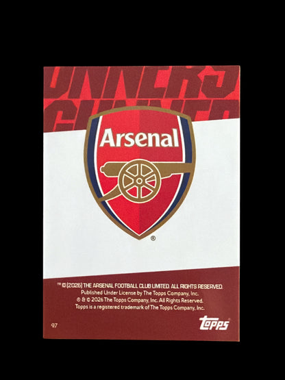 Thierry Henry /25 Gunners Topps Chrome Arsenal London 2026