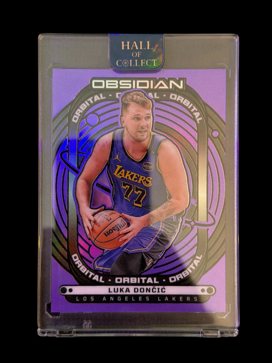 Luka Dončić Orbital /75 Panini Obsidian Basketball 2024-25