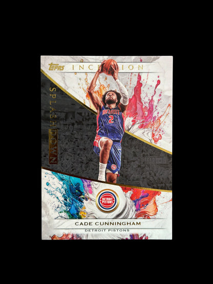 Cade Cunningham Splasdown Casehit Topps Inception NBA 2026