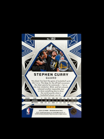 Stephen Curry /125 Panini Obsidian Basketball 2024-25