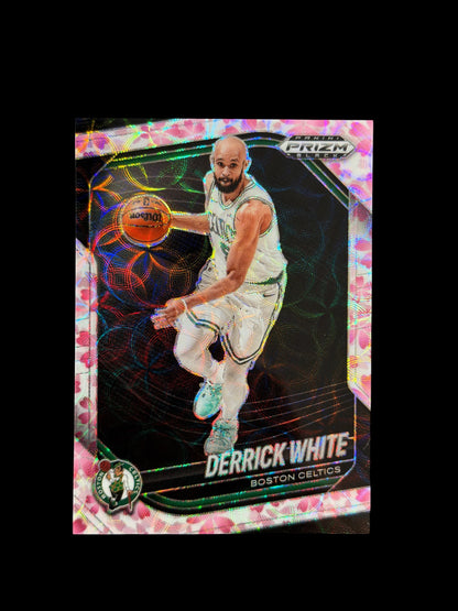 Derrick White /20 Cherry Blossom Panini Prizm Black Basketball 2024-25