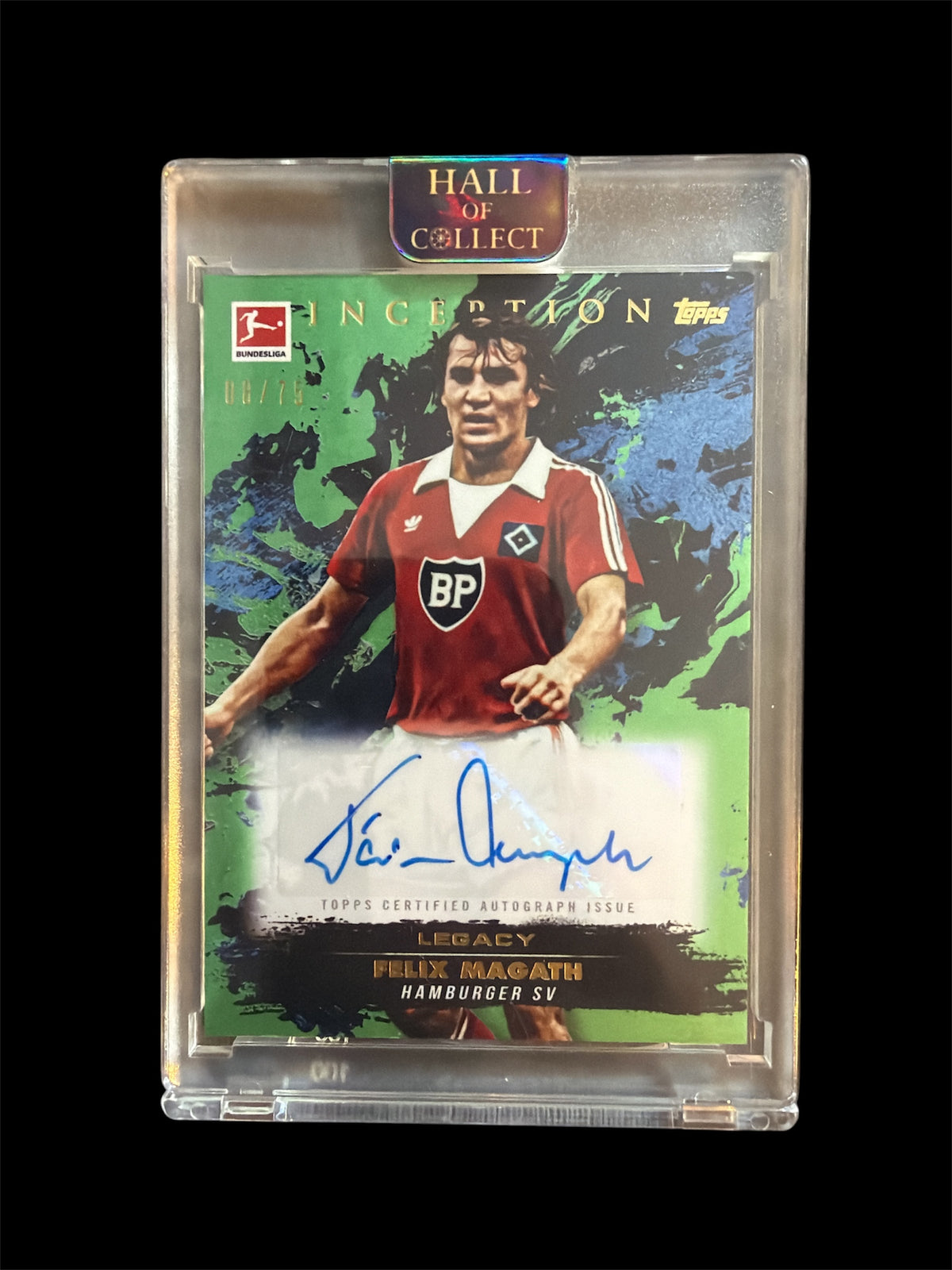 Felix Magath Auto /75 Topps Inception Bundesliga 2024/25