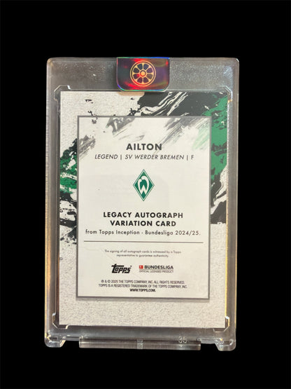 Ailton Auto /75 Topps Inception Bundesliga 2024/25