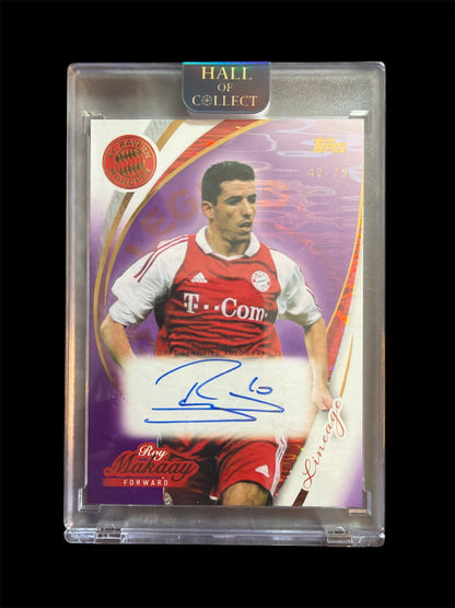 Roy Makaay Auto /75 Topps FC Bayern Lineage 2026