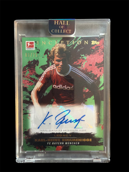 Karl-Heinz Rummenigge Auto /75 Topps Inception Bundesliga 2024/25