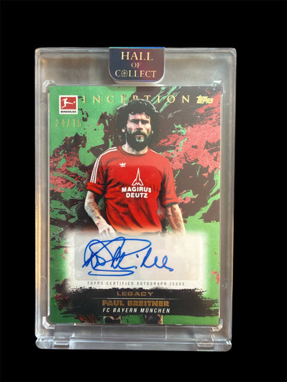 Paul Breitner Auto /75 Topps Inception Bundesliga 2024/25