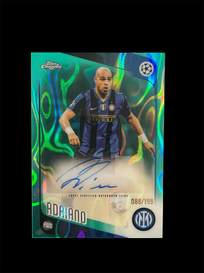 Adriano Auto /199 Topps Chrome UCC 2025/26