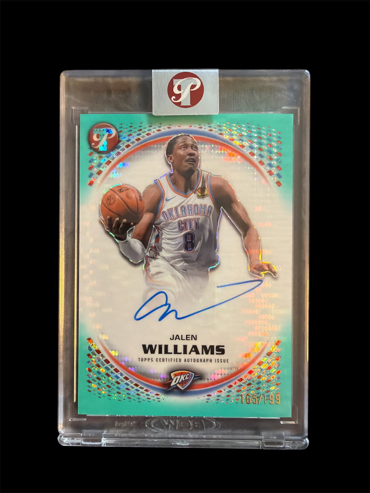 Jalen Williams On Card Auto /199 Topps Pristine Basketball 2026