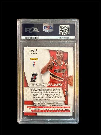 Damian Lillard SP Variation PSA 10 Panini Prizm Basketball 2014