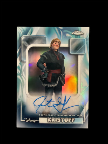Kristoff Auto by Jonathan Groff Topps Disney Chrome 2026