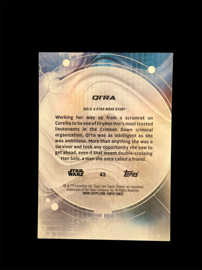 Qi‘Ra /25 Topps Chrome Star Wars 2026