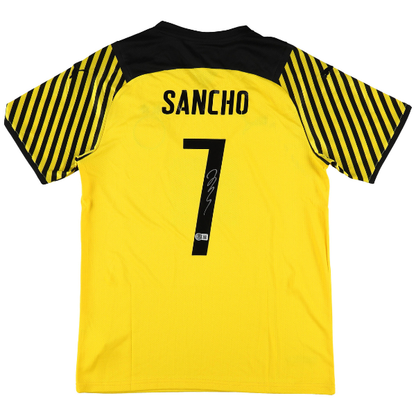 ⚽ Jadon Sancho Signiertes Borussia Dortmund Trikot – inkl. Beckett COA ⚽