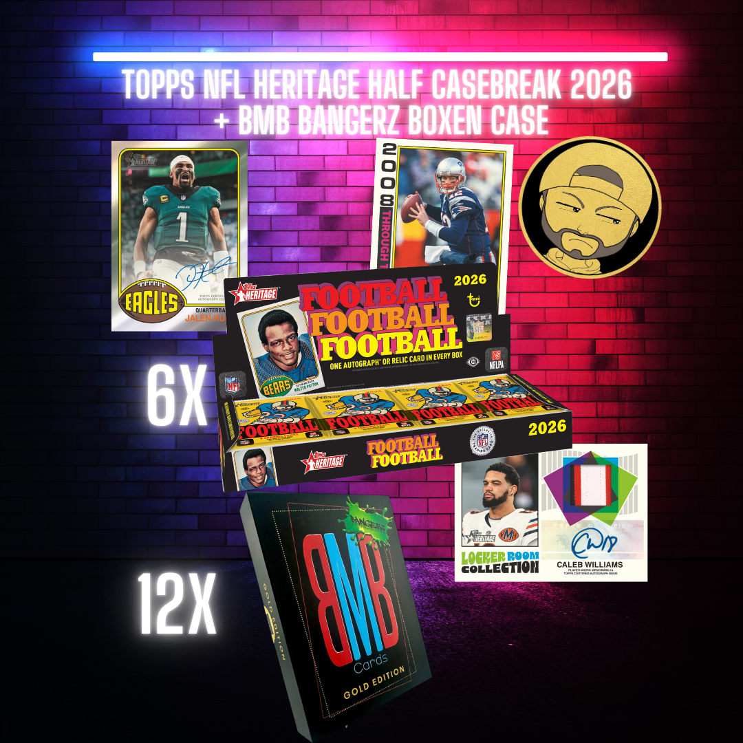 Topps NFL Heritage Half Casebreak 2026 + BMB Boxen Case