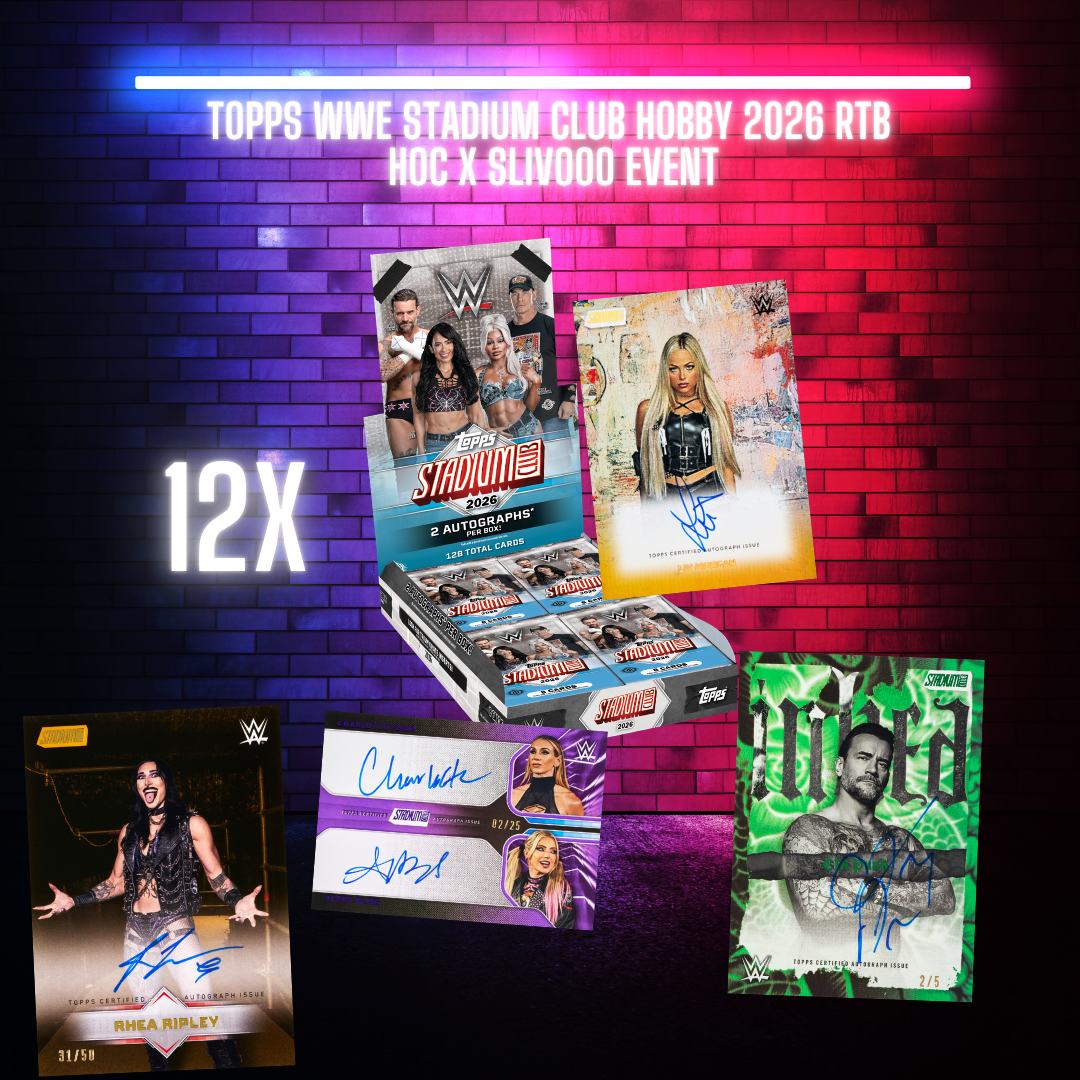 Topps WWE Stadium Club Hobby 2026 RTB  HOC x Slivooo Event