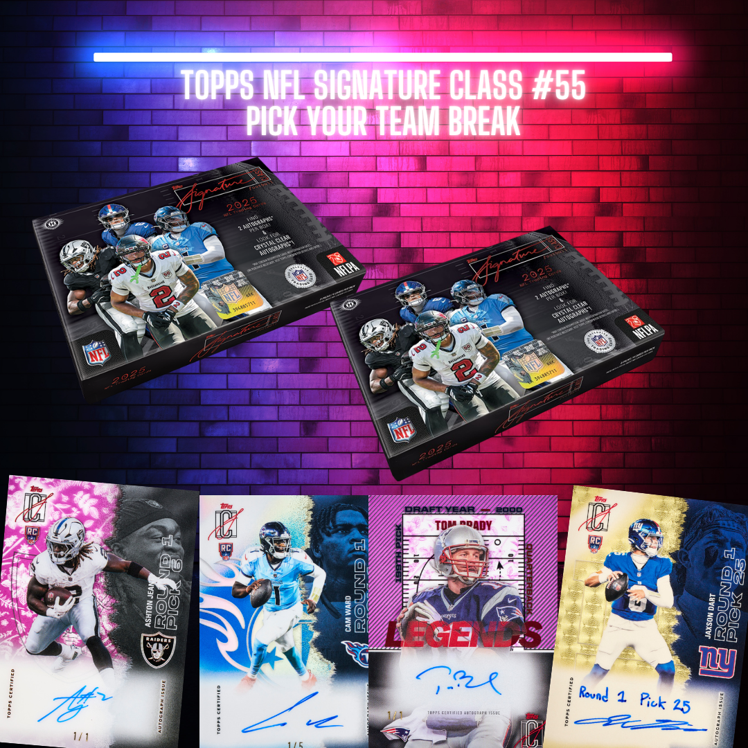 Topps NFL Signature Class #55 Pick Your Team