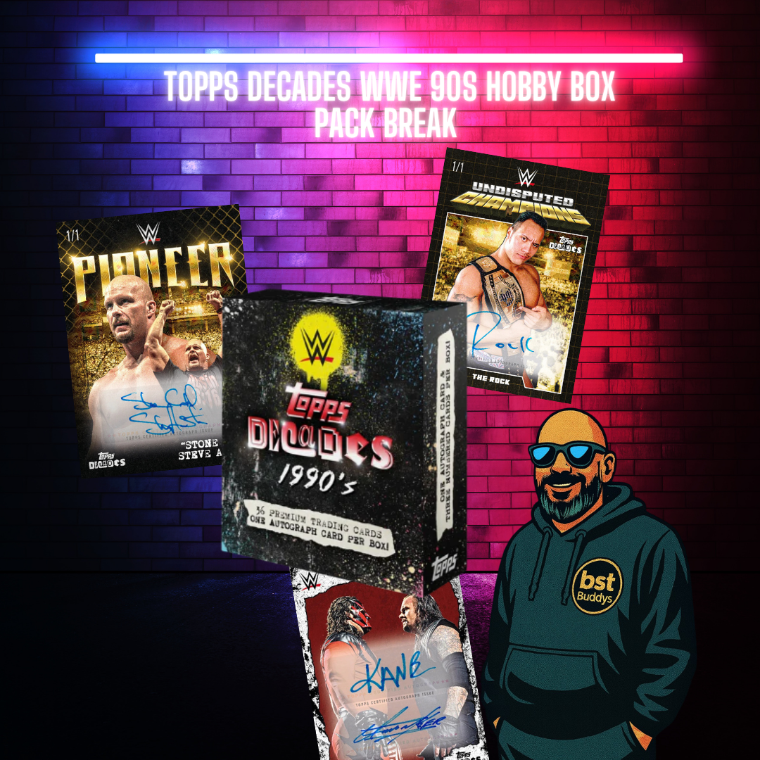 Topps Decades WWE 90s Hobby Box Pack Break #6