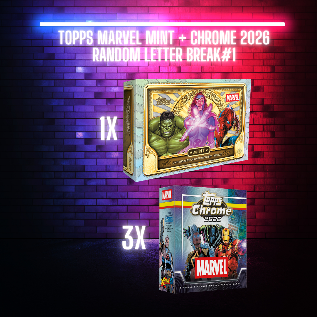 Topps Marvel Mint + Chrome 2026 Random Letter Break#1