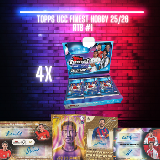 Topps UCC Finest 25/26 Half Case RTB #1