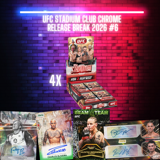 UFC Stadium Club Chrome Release Break 2026 #6