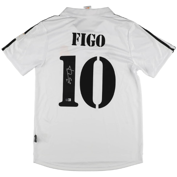 Luis Figo signed Real Madrid 2001/2002 100 Years Real Madrid Special Jersey