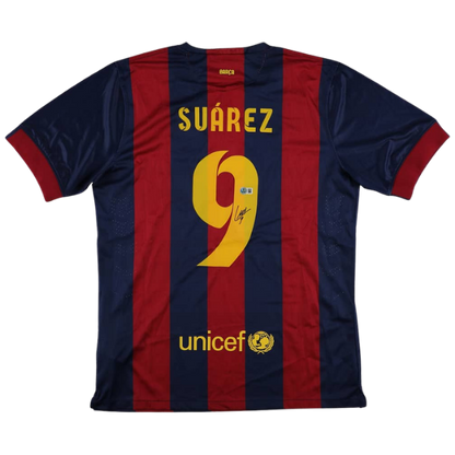 Luis Suarez Signed FC Barcelona Jersey - Beckett