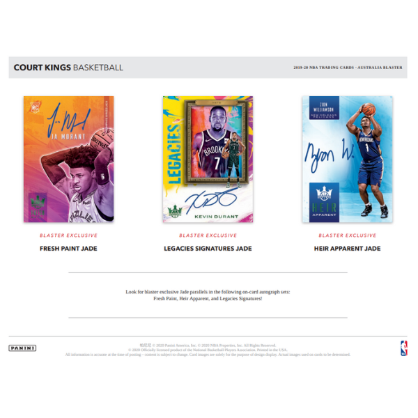 Panini Court Kings Basketball NBA International Blaster Box 2019/2020
