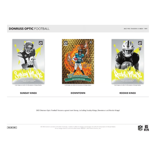 Panini Donruss Optic Football NFL Mega Box 2025