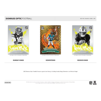 Panini Donruss Optic Football NFL Mega Box 2025