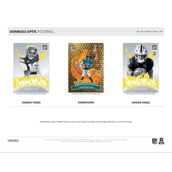 Panini Donruss Optic NFL Fat Pack 2025 (Football) (Einzelpack)