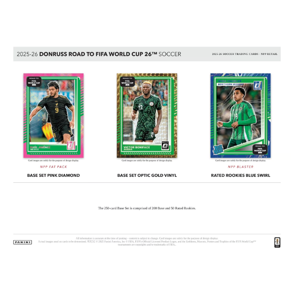 Panini Donruss Soccer Blaster Box Road to World Cup (Fussball) 2025/2026