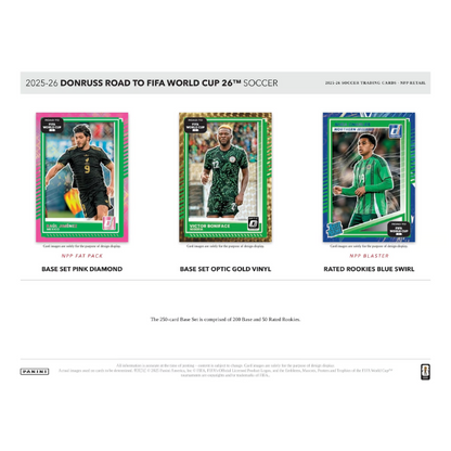 Panini Donruss Soccer Blaster Box Road to World Cup (Fussball) 2025/2026
