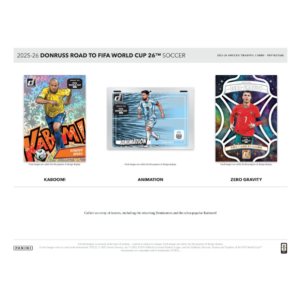 Panini Donruss Soccer Blaster Box Road to World Cup (Fussball) 2025/2026