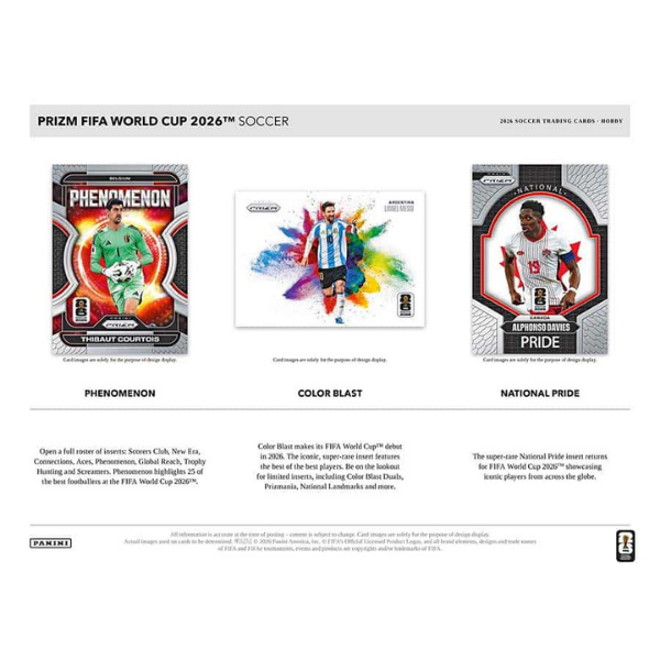 Panini FIFA Prizm World Cup Hobby Box 2026 (Fussball)