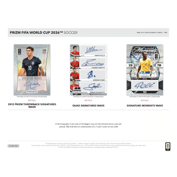 Panini Fifa Prizm World Cup Mega Box 2026 (Fussball)