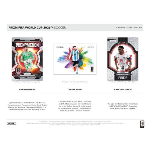 Panini Fifa Prizm World Cup Mega Box 2026 (Fussball)